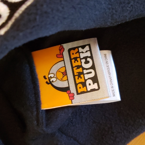 Peter Puck Hockey Youth One Size Black Winter Hat NWT - Picture 4 of 7